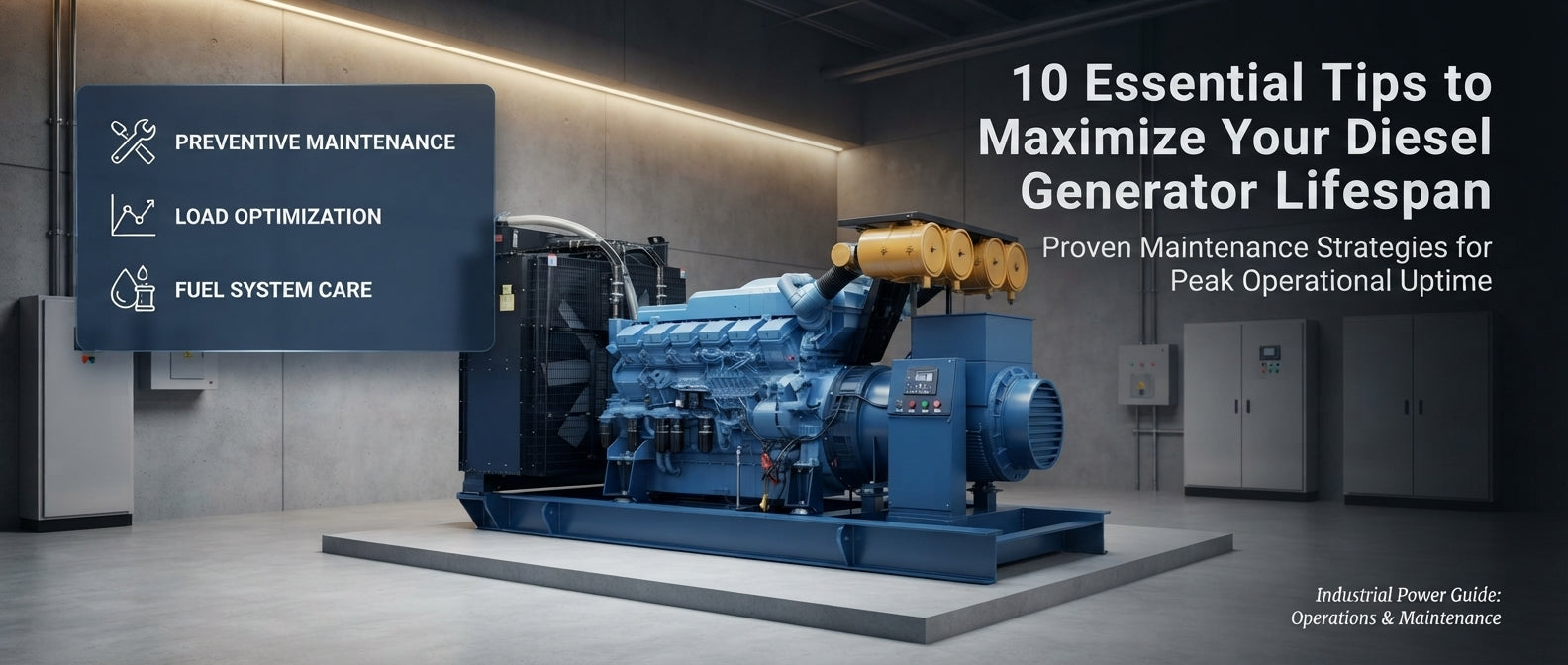 10 Essential Tips to Maximize Your Diesel Generator Lifespan