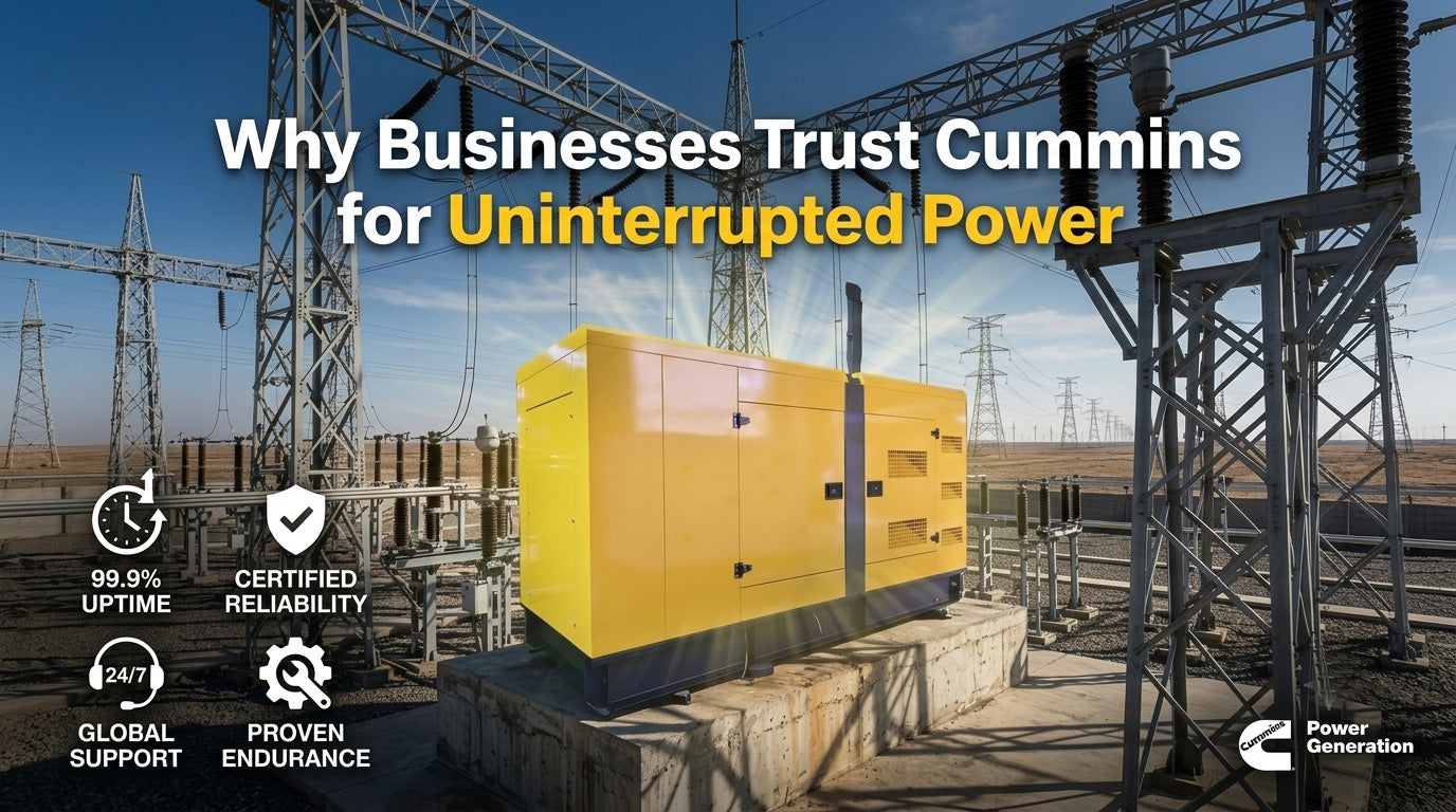 Why Businesses Trust Cummins for Uninterrupted Power