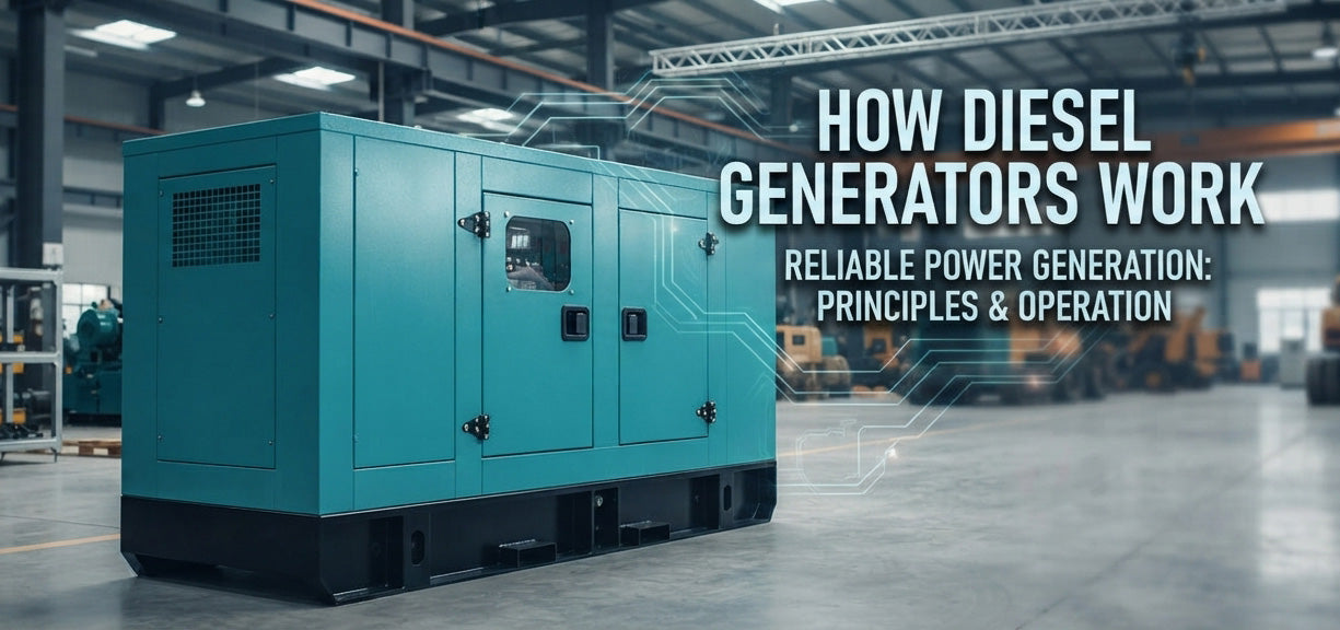 How Diesel Generators Work: Core Principles and Essential Design Factors